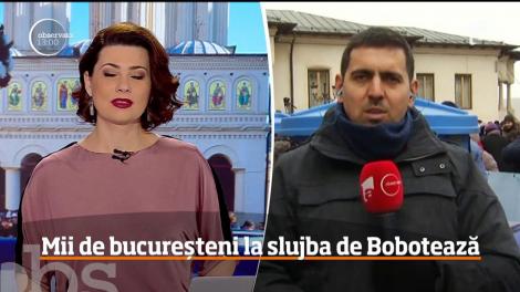 Mii de oameni participă la slujbele ţinute de Bobotează