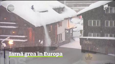 Iarna a pus stăpânire pe Europa, iar vremea rea face ravagii din Grecia până în Germania