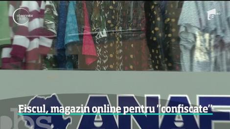 Fiscul, magazin online pentru "confiscate"