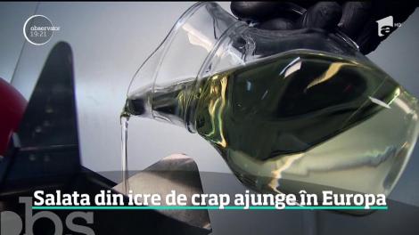 Salata din icre de crap ajunge în Europa