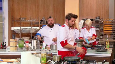 Concurenții de la duel, emoții mari în bucătăria ”Chef la cuțite”. Cum s-au descurcat aceștia