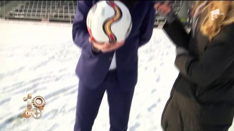 Ministrul Tineretului și Sportului, demonstrații cu o minge de fotbal și declarații despre Campionatul European din 2020, la „Neatza cu Răzvan și Dani”