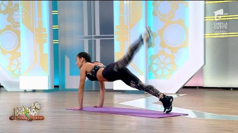 Fitness la Neatza cu Diana Stejereanu! Cel mai bun exerciţiu pentru un abdomen tonifiat - "planşa"