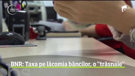 Taxa pe lăcomia băncilor este o "trăsnaie" a Guvernului. Este prima reacţie publică a lui Mugur Isărescu, după ce măsura a intrat în vigoare la începutul acestui an
