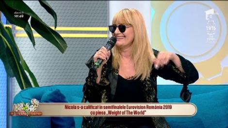 Nicola cântă, la Neatza, melodia "Weight of The World"