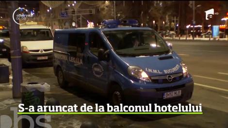 Incident dramatic în centrul Capitalei, la Hotelul Intercontinental. Un tânăr de 32 de ani s-a aruncat în gol de la etajul 15