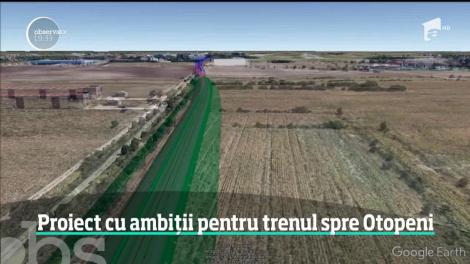 Proiect cu ambiții pentru trenul spre Otopeni