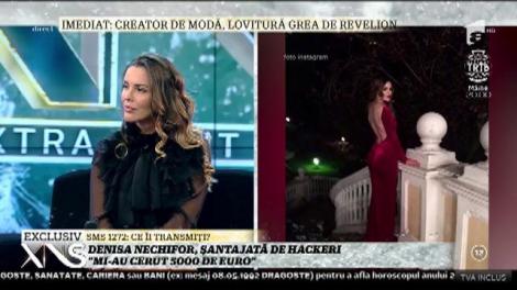 Denisa Nechifor, şantajată de hackeri: ”Mi-au cerut 5000 de euro”
