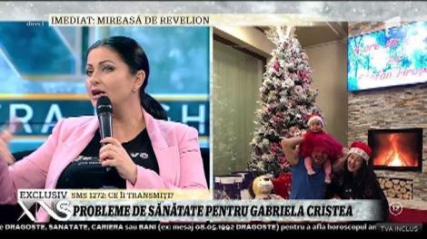 Probleme de sănătate pentru Gabriela Cristea: ”În ajun de Crăciun am ajuns la spital. Nu mai puteam să respir”