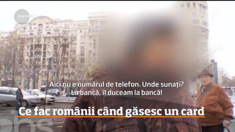 Experiment! Ce fac românii când găsesc un card bancar cu PIN-ul scris la vedere - VIDEO