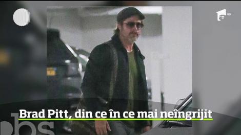 Odinioară unul dintre cei mai sexy bărbaţi de la Hollywood, Brad Pitt a ajuns acum doar umbra acelui bărbat