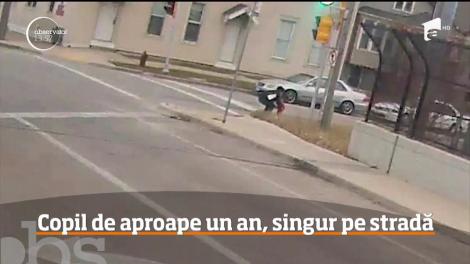 O americancă a salvat un copil care se plimba de unul singur pe marginea unui pod rutier