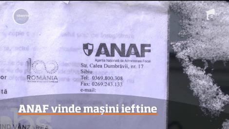 ANAF vinde mașini ieftine pe site-ul oficial. Preţurile de pornire pot fi şi de câteva sute de euro