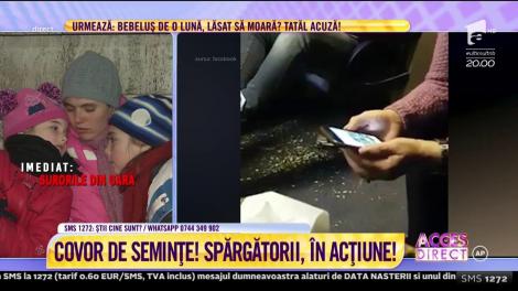 Nesimţire şi prostie într-un vagon de tren. Un bărbat şi o femeie sparg seminţe şi aruncă cojile pe jos!
