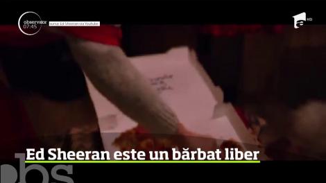 Ed Sheeran este un bărbat disponibil. Unul dintre cei mai bogaţi muzicieni din lume s-a despărţit de partenera lui, după mai bine de un an de relaţie