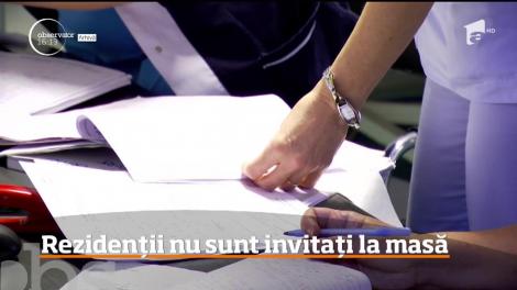 Rezidenţii din Spitalului Judeţean din Craiova nu mai primesc mâncare gratuită