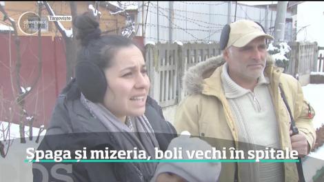 Șpaga și mizeria, boli vecine în spitale. Noi imagini revoltătoare din spitalul din Târgovişte