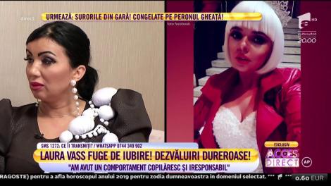 Laura Vass a făcut dezvăluiri dureroase, la „Acces Direct”! „Îmi era rușine și plecam plângând. Acum îmi este teamă”