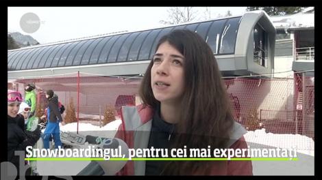 Viteză şi adrenalină la munte! Snowboarding-ul câştigă tot mai mult teren pe pârtiile din România