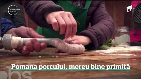 Crăciunul a trecut, pomana porcului rămâne. Ba chiar a devenit festival într-o comună din Harghita