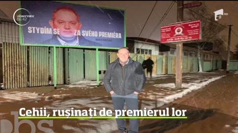Cehii, rușinați de premierul lor