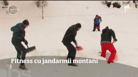 Fitness cu jandarmii montani din Bihor