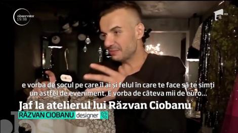 Atelierul lui Răzvan Ciobanu, spart de hoți! Câți bani a pierdut designerul - VIDEO