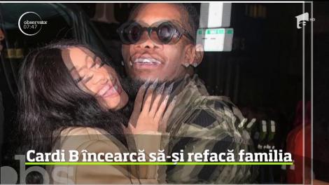 Cardi B încearcă să-și refacă familia
