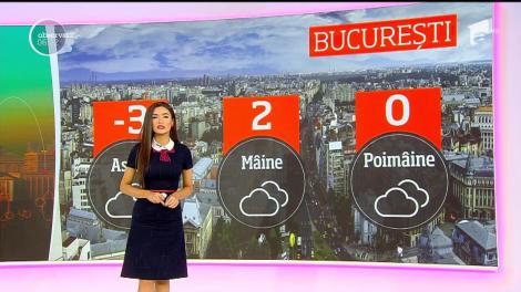 Vremea duminică, 13 ianuarie. Unde va ninge, în următoarele ore