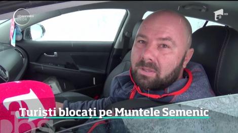 Turiști blocați pe Muntele Semenic