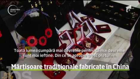 Chiar dacă mai sunt cateva săptămâni până la 1 Martie, afacerea Mărţişorul a început