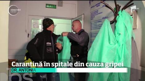 Gripa a făcut a opta victimă de la începutul anului! Mai multe spitale au intrat în carantină