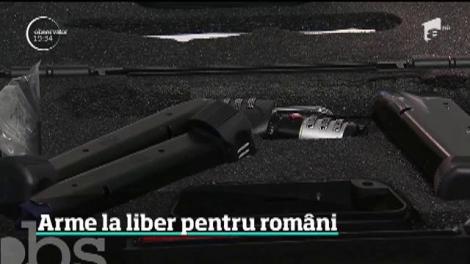 Arme letale la liber pentru români