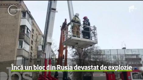 O explozie de gaz a provocat, din nou, un dezastru într-un bloc de locuinţe din Rusia, construit pe vremea Uniunii Sovietice