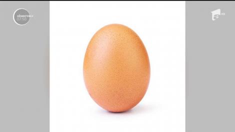 Fotografia unui ou de găină a devenit cea mai apreciată postare de pe reţeaua de socializare Instagram
