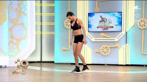 Fitness la Neatza cu Diana Stejereanu! Antrenament pentru coapse și abdomen cu ajutorul... farfuriei!