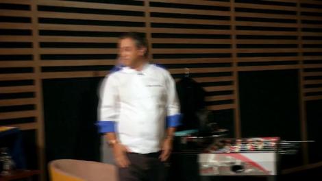 Chef Sorin Bontea și Chef Cătălin Scărlătescu s-au împăcat în culisele emisiunii  "Chefi la Cuțite"