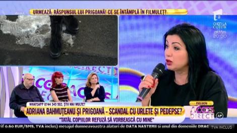 Continuă scandalul dintre Adriana Bahmuţeanu şi Silviu Prigoană: "Tatăl copiilor nu vrea să vorbească cu mine!"