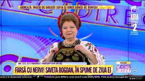 Farsă uriașă pentru Saveta Bogdan! Artista a cedat psihic și s-a enervat cumplit (VIDEO)
