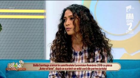 Câștigătoarea X Factor 2018, Bella Santiago, în semifinalele Eurovision: ”Pe interior mă simt româncă”