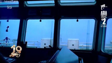 Smiley News. Cauzele răului de mare. Cum se vede marea agitată dintr-o cabină de vas