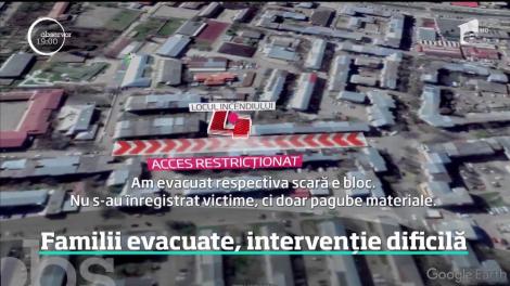 Un incendiu puternic a provocat panică &icirc;n centrul oraşului Călăraşi