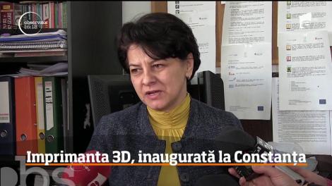 O imprimantă 3D a fost inaugurată la Constanţa