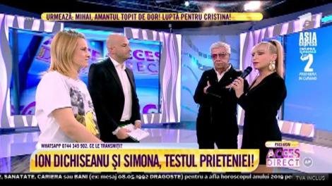 Ion Dichiseanu și Simona, testul prieteniei! Cât de multe lucruri ştiu unul despre celălalt