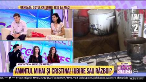 Amantul Mihai și Cristina! Iubire sau război? "Nu a venit niciodată la poartă să-şi vadă fata şi eu nu l-am lăsat"