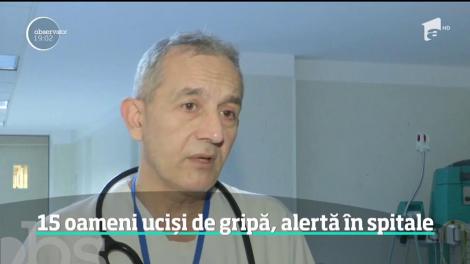 15 oameni au murit de gripă, cinci doar în ultimele 24 de ore