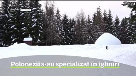 Polonezii s-au specializat în igluuri