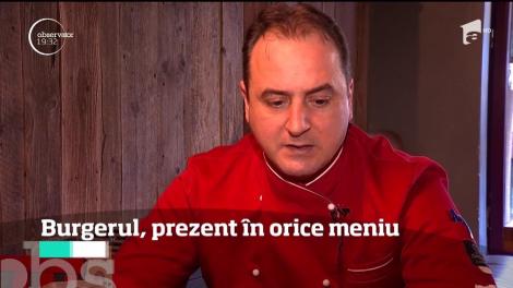 Burgerul e "micul" cu pretenţii al românilor. A fost inclus în meniul tuturor restaurantelor