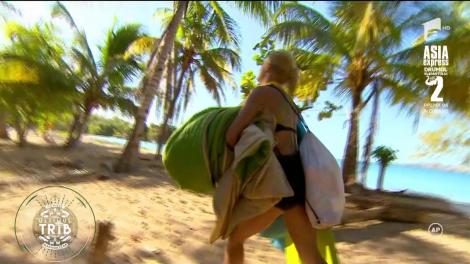 Ioana a terminat ultima şi va petrece o noapte izolată singură pe insulă!