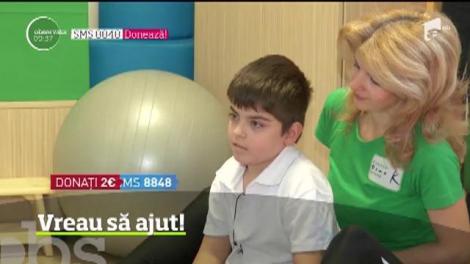 Vreau să ajut! Ioan îşi doreşte să meargă ca orice copil!